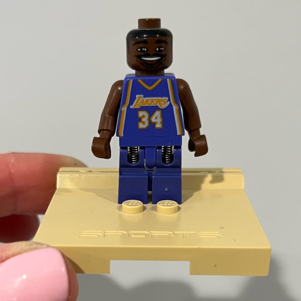 LEGO NBA Shaquille O'Neal Shaq Minifigure Los Angeles Lakers nba034